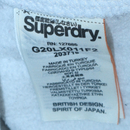 Mens UK Size S Superdry Grey Pullover Hoodie