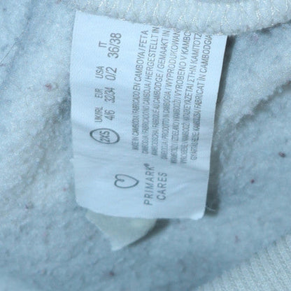 Mens UK Size 2XS Primark White Pullover Sweatshirt
