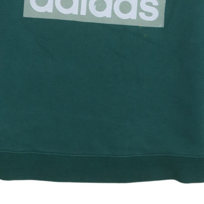 Womens UK Size 14 adidas Green Pullover Sweatshirt