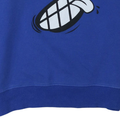 Mens UK Size XL Fishbone Blue Pullover Hoodie
