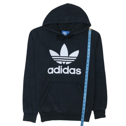 Mens UK Size M adidas Black Pullover Hoodie