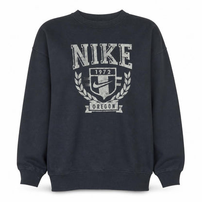 Womens UK Size S Nike Black Pullover Sweatshirt