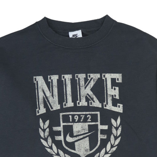 Womens UK Size S Nike Black Pullover Sweatshirt