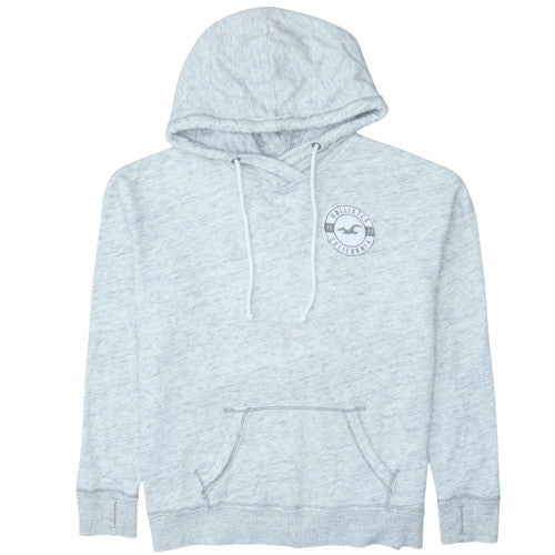 Mens UK Size XL Hollister Grey Pullover Hoodie
