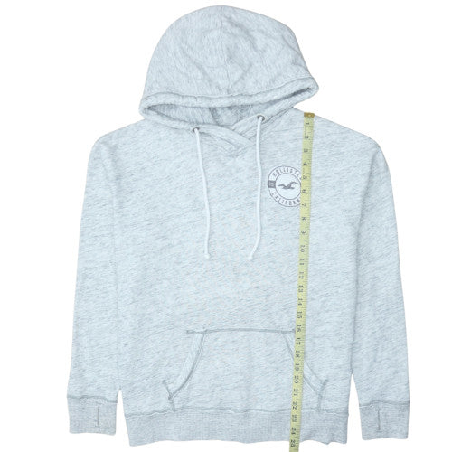 Mens UK Size XL Hollister Grey Pullover Hoodie