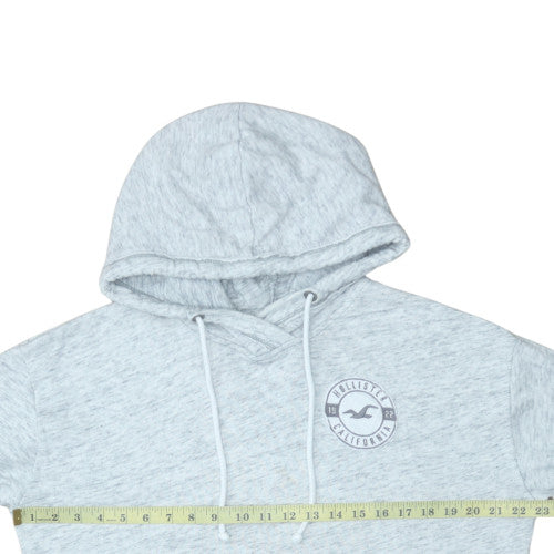 Mens UK Size XL Hollister Grey Pullover Hoodie