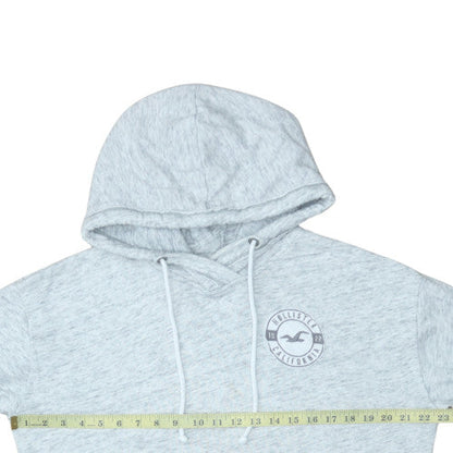 Mens UK Size XL Hollister Grey Pullover Hoodie