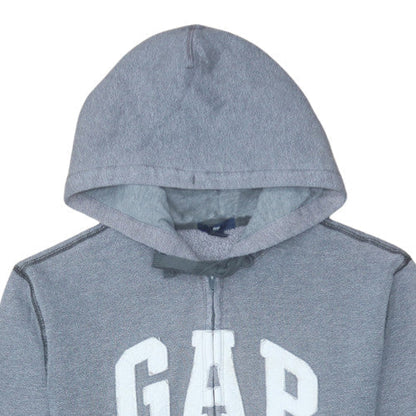 Mens UK Size L Gap Grey Full Zip Hoodie