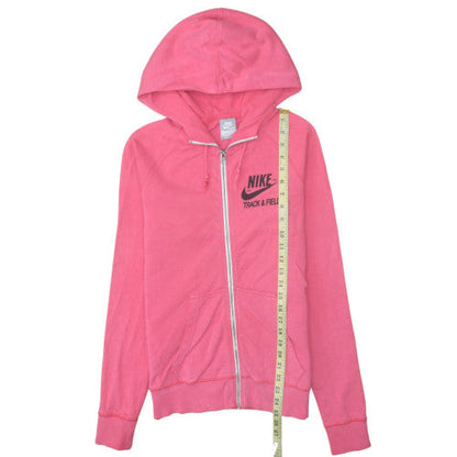 Mens UK Size M Nike Pink Full Zip Hoodie
