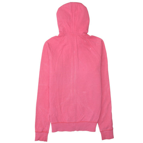 Mens UK Size M Nike Pink Full Zip Hoodie