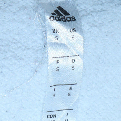 Mens UK Size S adidas White Pullover Hoodie