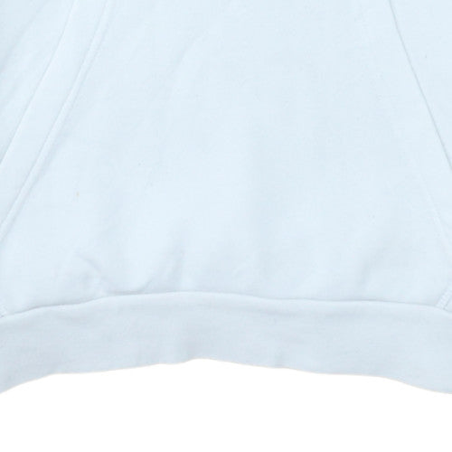 Mens UK Size S adidas White Pullover Hoodie