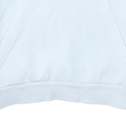 Mens UK Size S adidas White Pullover Hoodie