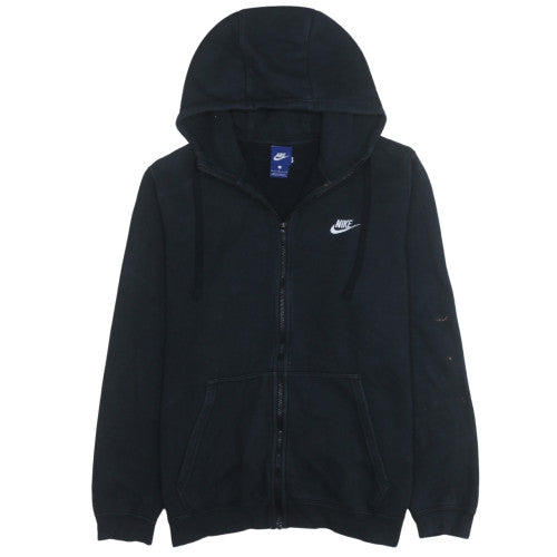 Mens UK Size L Nike Black Full Zip Hoodie