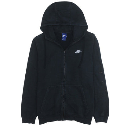 Mens UK Size L Nike Black Full Zip Hoodie