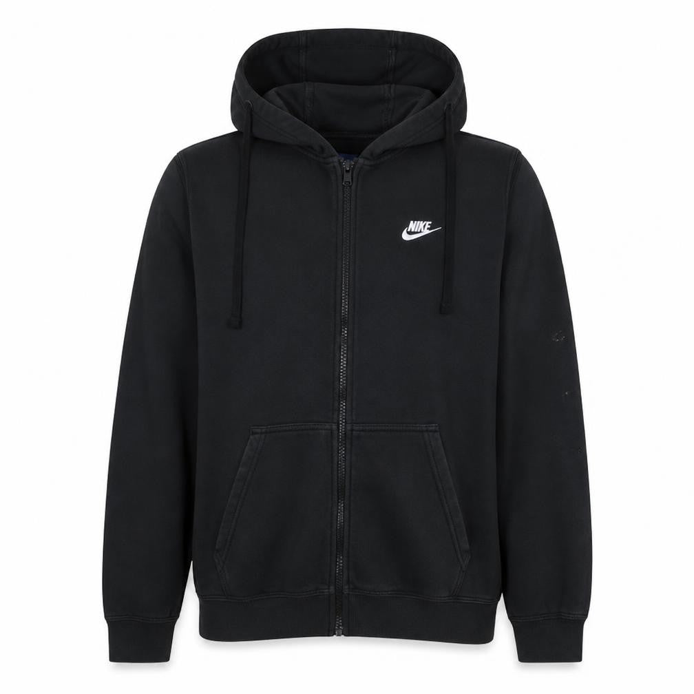 Mens UK Size L Nike Black Full Zip Hoodie
