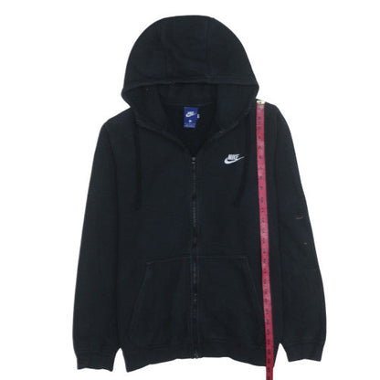 Mens UK Size L Nike Black Full Zip Hoodie