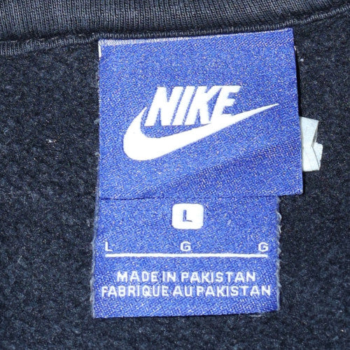 Mens UK Size L Nike Black Full Zip Hoodie