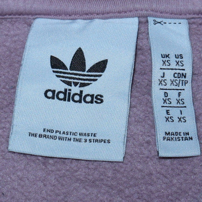 Womens UK Size XS adidas Purple Pullover Sweatshirt