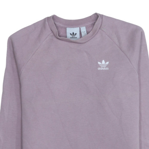 Womens UK Size XS adidas Purple Pullover Sweatshirt