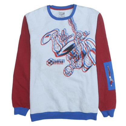 Mens UK Size L Marvel Multicoloured Pullover Sweatshirt