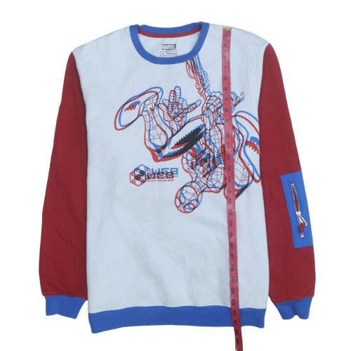 Mens UK Size L Marvel Multicoloured Pullover Sweatshirt