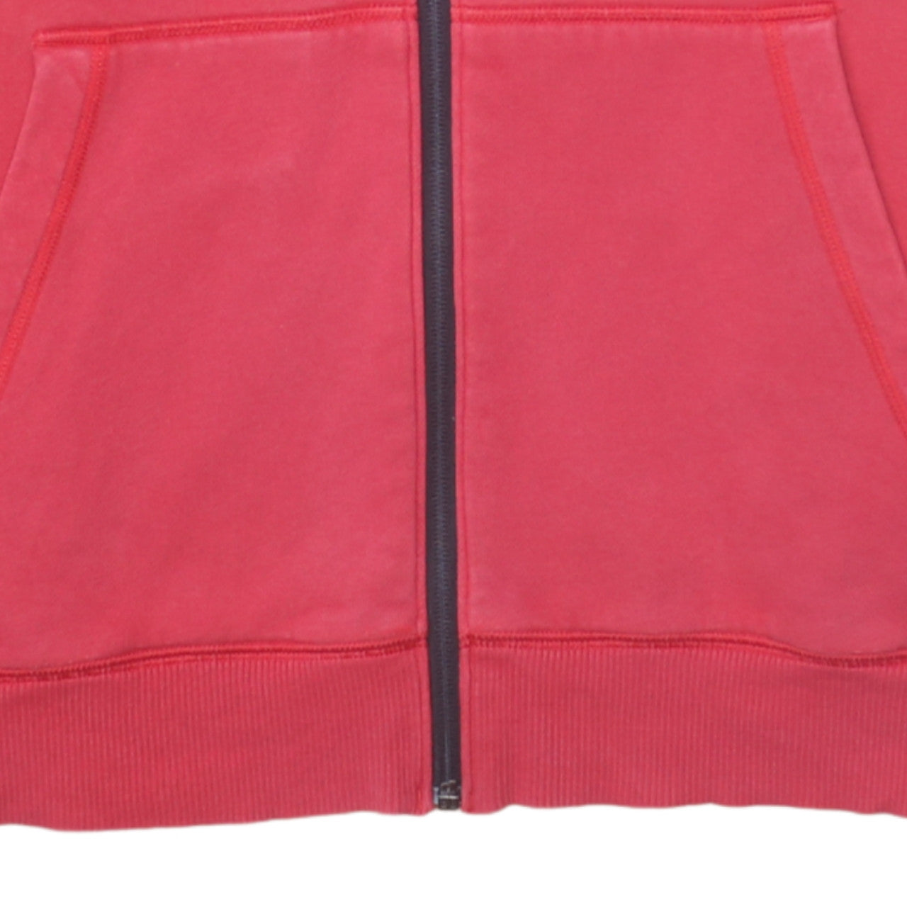 Mens UK Size M Under armour Red Full Zip Hoodie