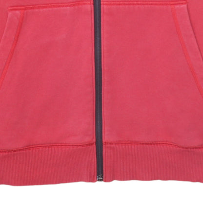 Mens UK Size M Under armour Red Full Zip Hoodie
