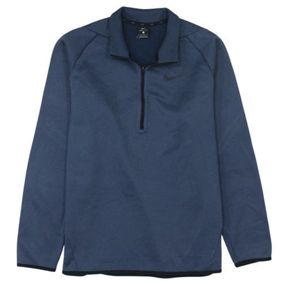 Mens UK Size L Nike Blue Pullover Sweatshirt