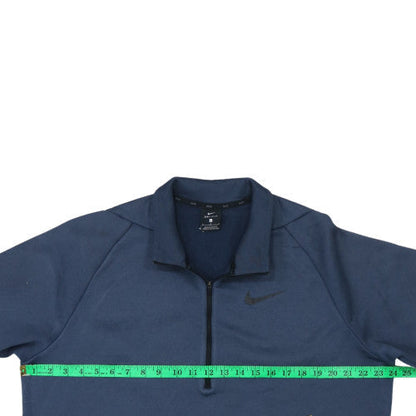 Mens UK Size L Nike Blue Pullover Sweatshirt