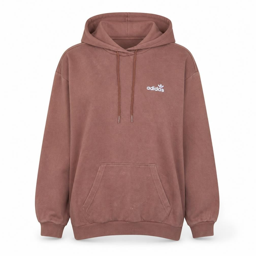 Womens UK Size 12 adidas Brown Pullover Hoodie
