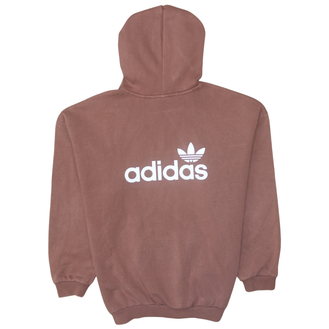 Womens UK Size 12 adidas Brown Pullover Hoodie