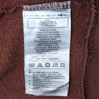 Womens UK Size 12 adidas Brown Pullover Hoodie