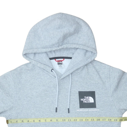 Mens UK Size S The North Face Grey Pullover Hoodie