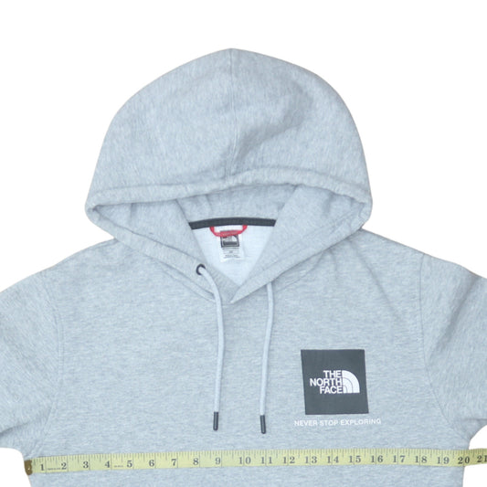 Mens UK Size S The North Face Grey Pullover Hoodie