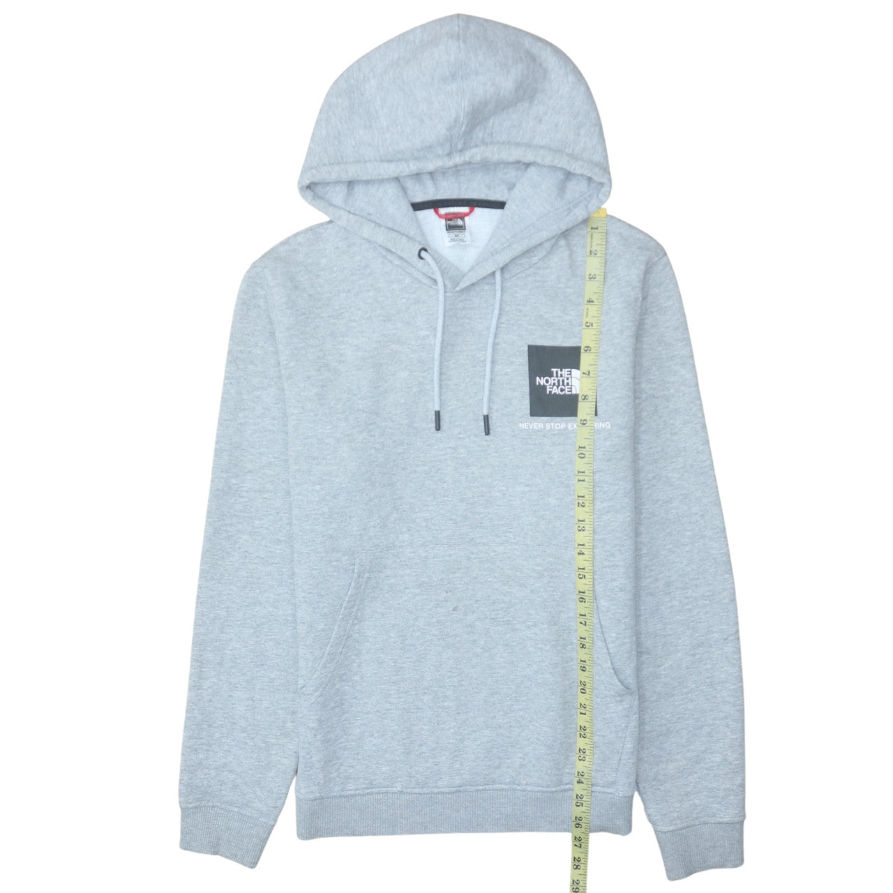 Mens UK Size S The North Face Grey Pullover Hoodie