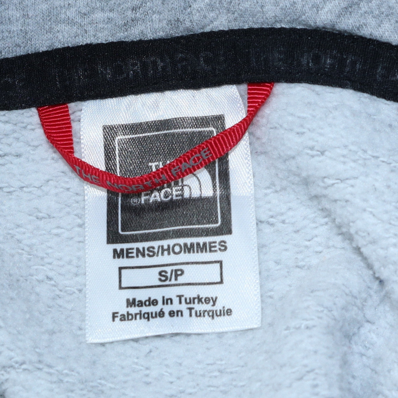 Mens UK Size S The North Face Grey Pullover Hoodie