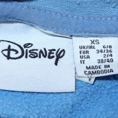 Womens UK Size XS Disney Blue Pullover Sweatshirt