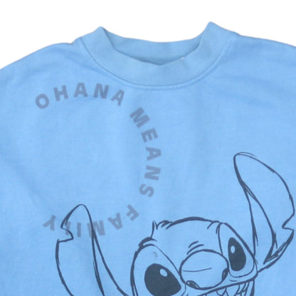 Womens UK Size XS Disney Blue Pullover Sweatshirt