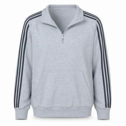 Mens UK Size L adidas Grey 1/2 Zip Sweatshirt