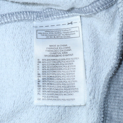 Mens UK Size L adidas Grey 1/2 Zip Sweatshirt