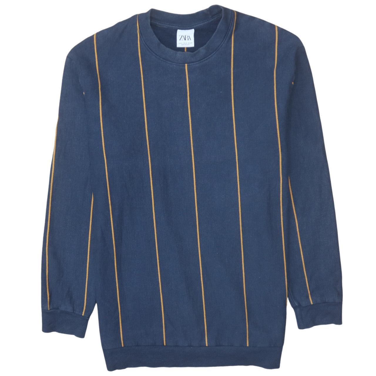 Mens UK Size XL Zara Blue Pullover Sweatshirt