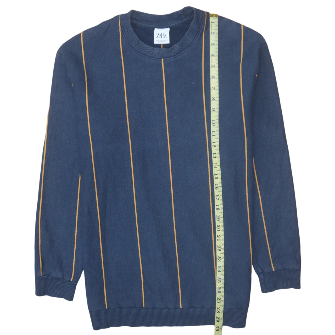 Mens UK Size XL Zara Blue Pullover Sweatshirt