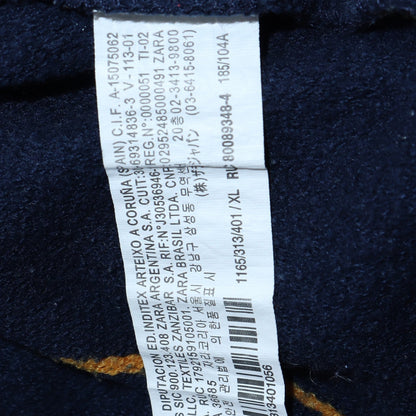 Mens UK Size XL Zara Blue Pullover Sweatshirt