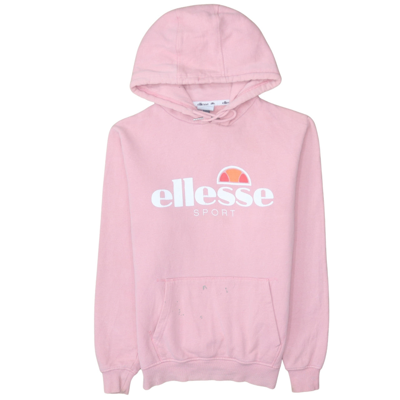 Womens UK Size 12 ellesse Pink Pullover Hoodie
