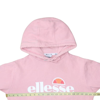 Womens UK Size 12 ellesse Pink Pullover Hoodie