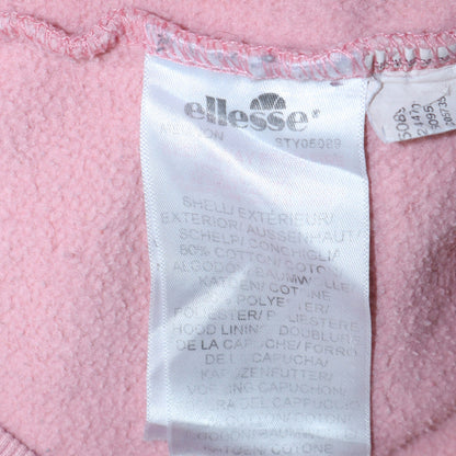 Womens UK Size 12 ellesse Pink Pullover Hoodie