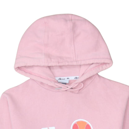 Womens UK Size 12 ellesse Pink Pullover Hoodie