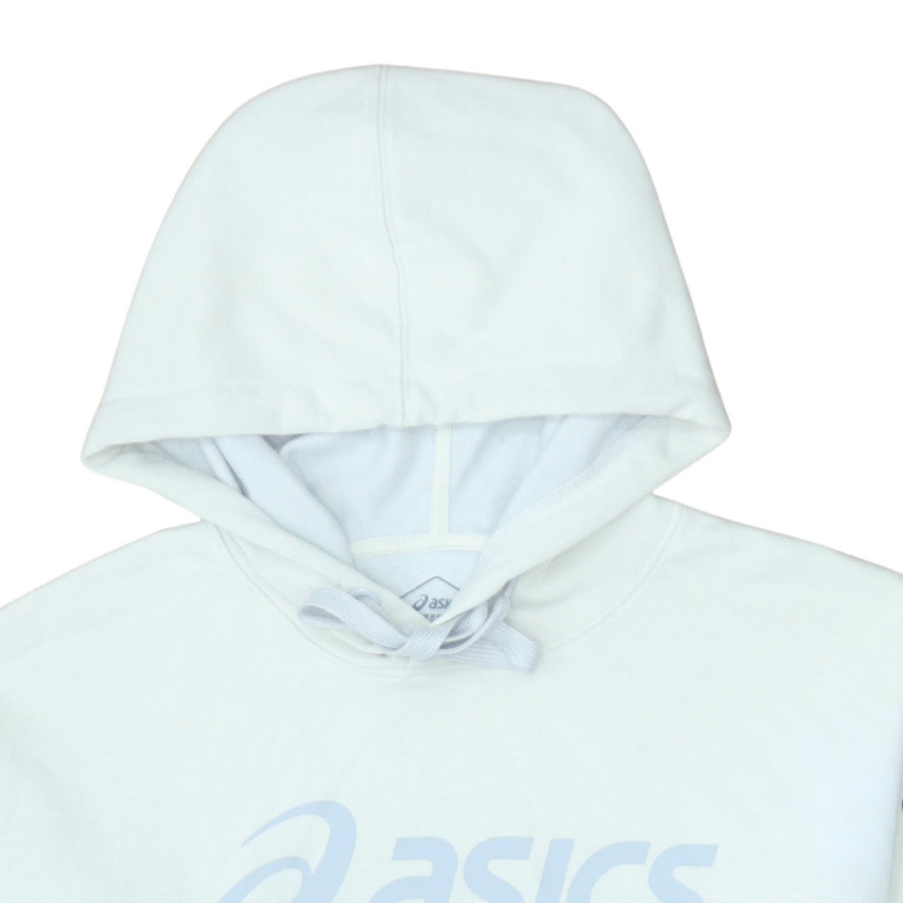 Womens UK Size L ASICS White Pullover Hoodie