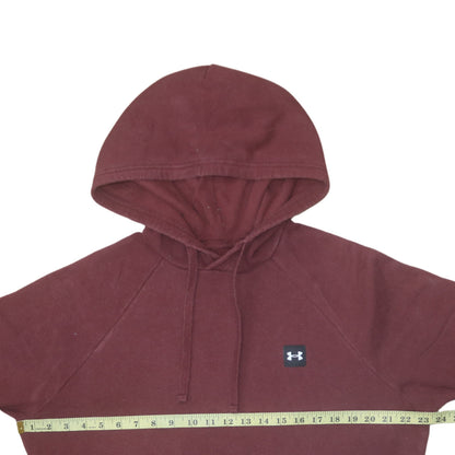 Mens UK Size M Under armour Brown Pullover Hoodie